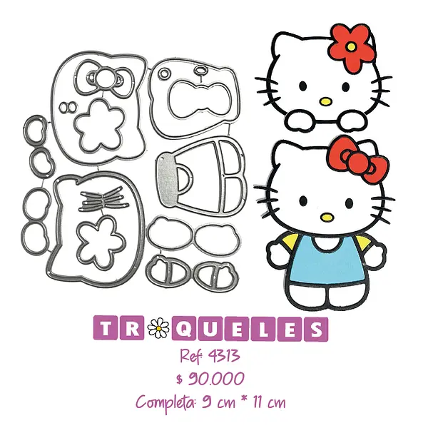 4313 Troquel Hello Kitty