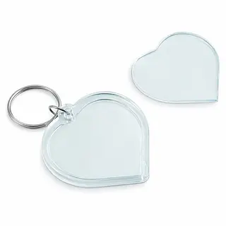 Llaveros Para Personalizar Corazon * 12 Uniddades