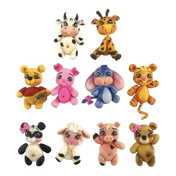 Molde Silicona Muñecos Varios