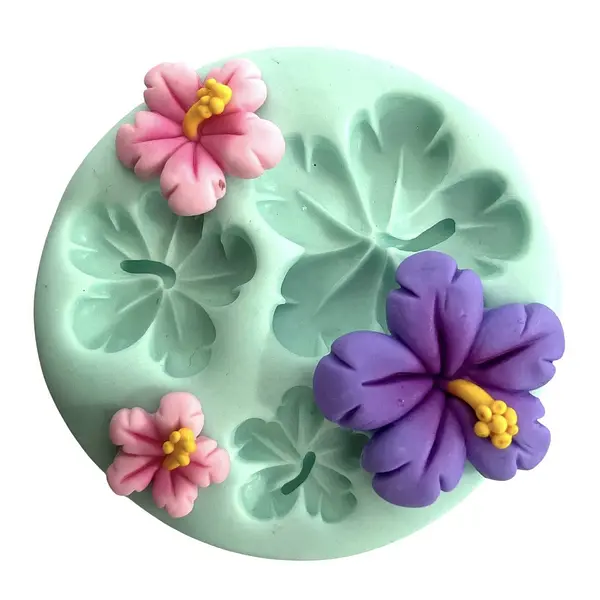 Molde Silicona Flor Tropical