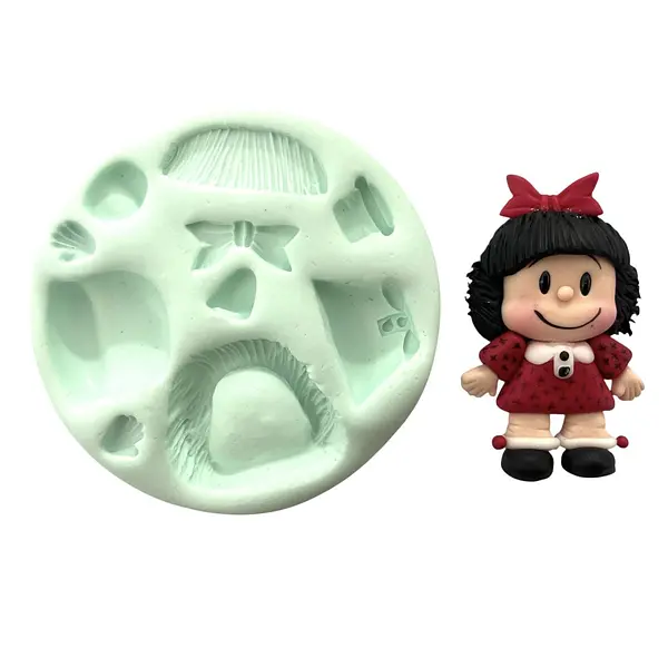Molde Silicona Mafalda