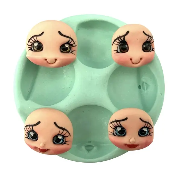 Molde Silicona 4 Caras