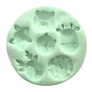Molde Silicona Cara Animales