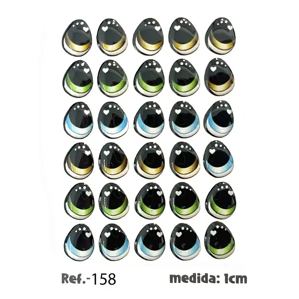 Ojitos Ovalados Corazon