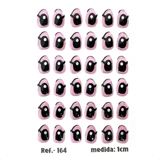 Ojitos Stitch Rosado