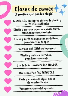 Clases de cameo (Tematicas a elegir)