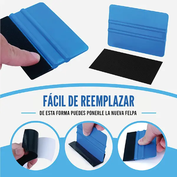 Felpa De Repuesto Para Espatula * 2 Unidades