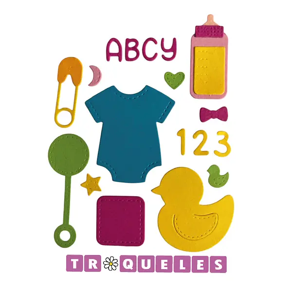 4311 Troquel Cosas De Bebe