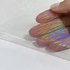 16 Hojas De Vinilo Holografico Lineas