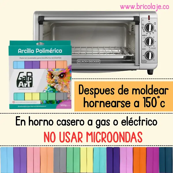 Horneado de Arcilla polimerica