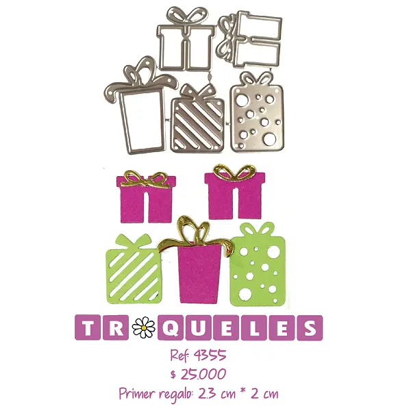 4355 Troquel Regalos