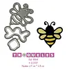 4354 Troquel Mini Abeja