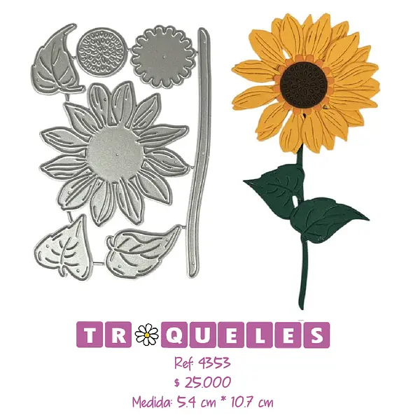 4353 Troquel Girasol