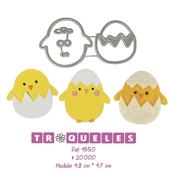 4350 Troquel Pollito