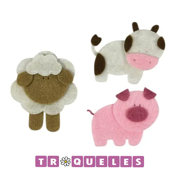 4349 Troquel Oveja, Cerdeo Y Vaca