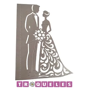 4359 Troquel Invitacion Novios