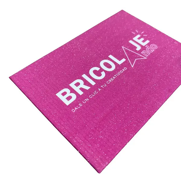 Vinilo Adhesivo Transparente Textura Glitter