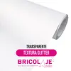 Vinilo Adhesivo Transparente Textura Glitter