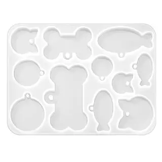 Molde Silicona Dijes Mascotas