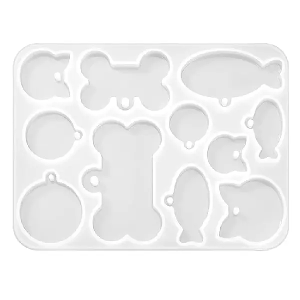 Molde Silicona Dijes Mascotas