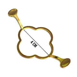 Base Metalica Ondas Para Sello 2.5 Cm