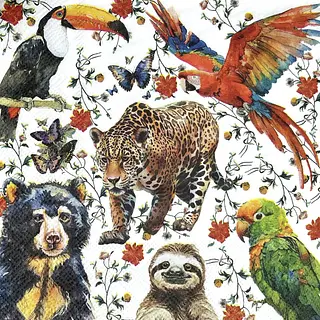 Servilleta Decorativa Animales