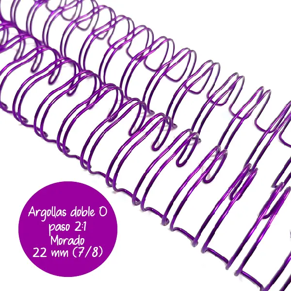 Argollas Para Cinch 7/8 Morado * 2 Pz (20 Loops)