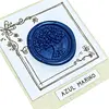 Cuentas De Lacre Azul Marino * 390 Pz