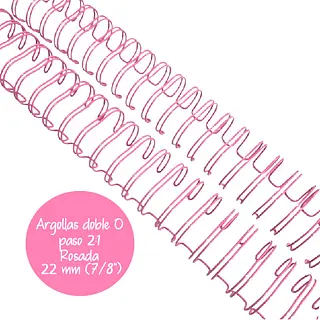 Argollas Para Cinch 7/8 Rosado * 2 Pz (20 Loops)
