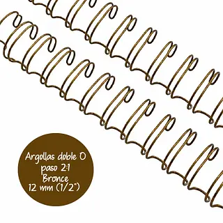 Argollas Para Cinch 1/2 Bronce * 2 Pz (20 Loops)