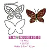 4362 Troquel Mariposa Doble Calada