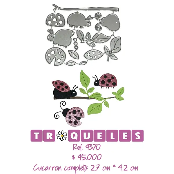 4370 Troquel Cucarrones