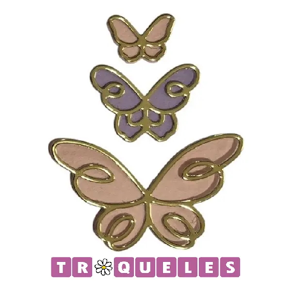 4374 Troquel Mariposas Caladas
