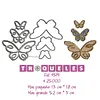 4374 Troquel Mariposas Caladas