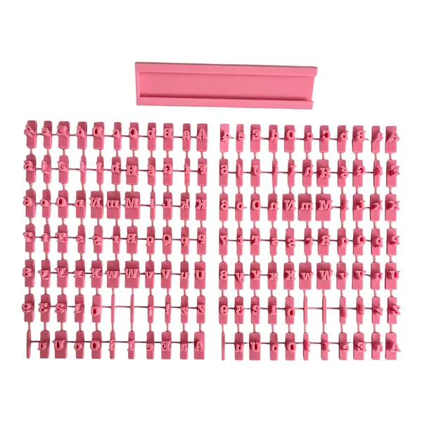 Alfabeto Para Marcar Arcilla