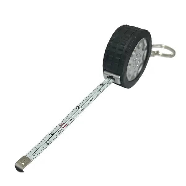 Llavero Llanta De Carro Con Metro