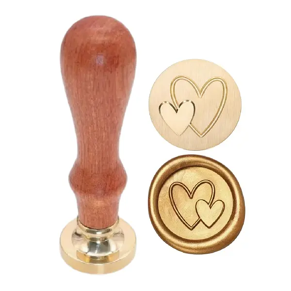 Sello Lacre Dos Corazones