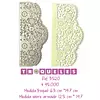 3520 Troquel Borde Flores