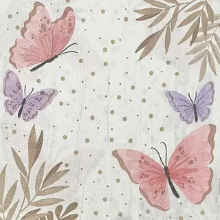 Servilleta Decorativa Mariposas