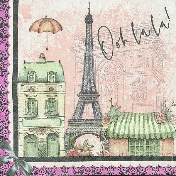 Servilleta Decorativa Paris
