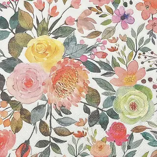 Servilleta Decorativa Flores