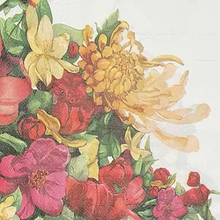 Servilleta Decorativa Flores