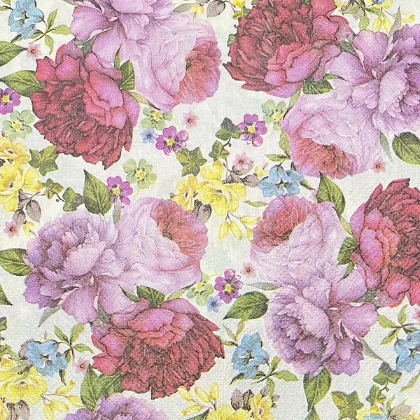 Servilleta Decorativa Flores