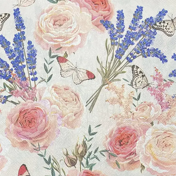 Servilleta Decorativa Flores