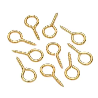 Mini Pernos Dorados * 50 Pz