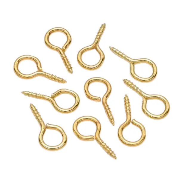 Mini Pernos Dorados * 50 Pz