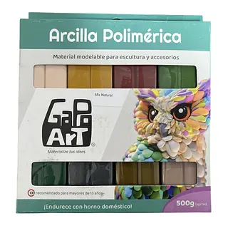 Arcilla Polimerica Mix Natural