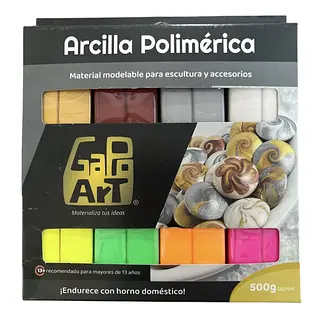 Arcilla Polimerica Mix Neon Con Perlado