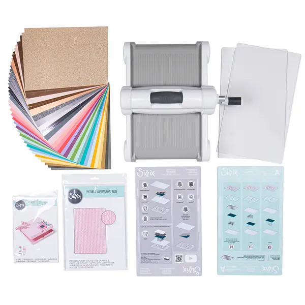 Big Shot Plus Con Kit De Inicio Sizzix