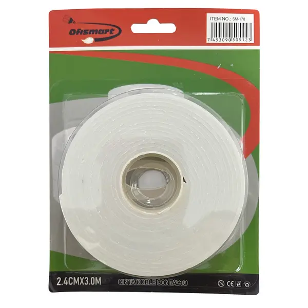 Cinta Doble Faz Multiusos 2.4 Cm * 3 M